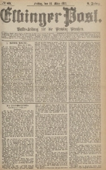 Elbinger Post, Nr.63 Freitag 16 M&auml;rz 1877, 4 Jh