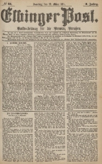 Elbinger Post, Nr.65 Sonntag 18 März 1877, 4 Jh