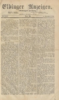 Elbinger Anzeigen, Nr. 95. Mittwoch, 19. November 1862