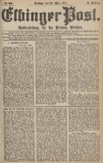 Elbinger Post, Nr.66 Dienstag 20 März 1877, 4 Jh