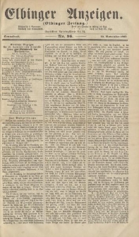 Elbinger Anzeigen, Nr. 96. Sonnabend, 22. November 1862