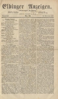 Elbinger Anzeigen, Nr. 98. Sonnabend, 29. November 1862