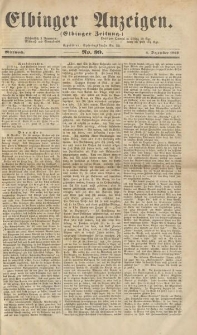 Elbinger Anzeigen, Nr. 99. Mittwoch, 3. Dezember 1862