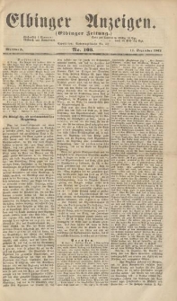 Elbinger Anzeigen, Nr. 103. Mittwoch, 17. Dezember 1862