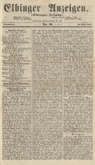 Elbinger Anzeigen, Nr. 35. Sonnabend, 30. April 1864