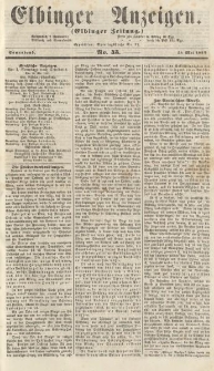 Elbinger Anzeigen, Nr. 43. Sonnabend, 28. Mai 1864