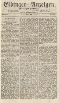 Elbinger Anzeigen, Nr. 44. Mittwoch, 1. Juni 1864