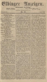 Elbinger Anzeigen, Nr. 45. Sonnabend, 4. Juni 1864