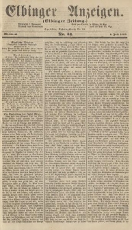 Elbinger Anzeigen, Nr. 54. Mittwoch, 6. Juli 1864
