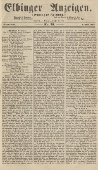 Elbinger Anzeigen, Nr. 55. Sonnabend, 9. Juli 1864