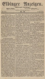 Elbinger Anzeigen, Nr. 56. Mittwoch, 13. Juli 1864