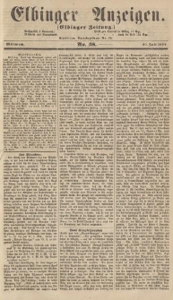 Elbinger Anzeigen, Nr. 58. Mittwoch, 20. Juli 1864