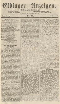 Elbinger Anzeigen, Nr. 59. Sonnabend, 23. Juli 1864