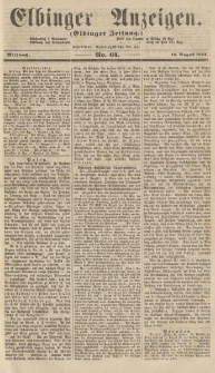 Elbinger Anzeigen, Nr. 64. Mittwoch, 10. August 1864