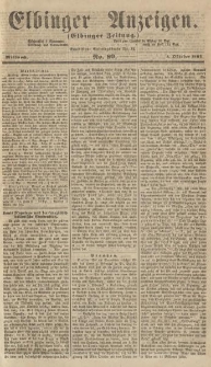 Elbinger Anzeigen, Nr. 80. Mittwoch, 5. Oktober 1864