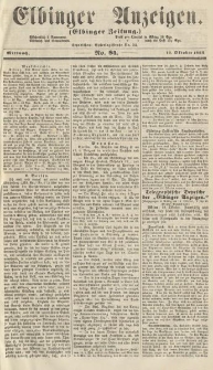 Elbinger Anzeigen, Nr. 84. Mittwoch, 19. Oktober 1864