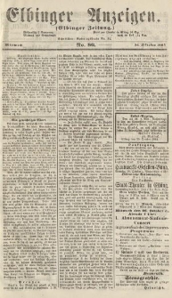 Elbinger Anzeigen, Nr. 86. Mittwoch, 26. Oktober 1864
