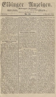 Elbinger Anzeigen, Nr. 88. Mittwoch, 2. November 1864