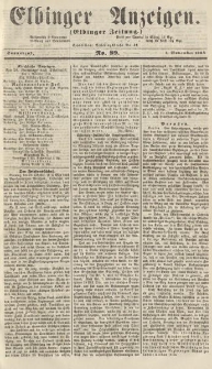 Elbinger Anzeigen, Nr. 89. Sonnabend, 5. November 1864
