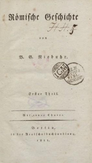 Römische Geschichte […] Erster Theil