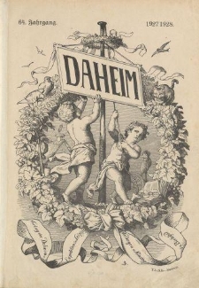 Daheim, 64. Jahrgang, 1927/1928 - Inhalt