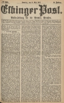 Elbinger Post, Nr.104 Sonntag 6 Mai 1877, 4 Jh