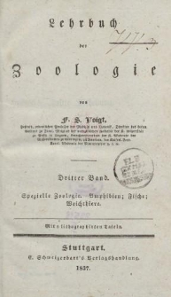 Lehrbuch der Zoologie […] Dritter Band