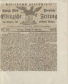 Allerhöchst genehmigte Königl. West-Preußische Elbingsche Zeitung von Staats- und gelehrten Sachen, 1828, Nro.42