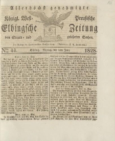 Allerhöchst genehmigte Königl. West-Preußische Elbingsche Zeitung von Staats- und gelehrten Sachen, 1828, Nro.44