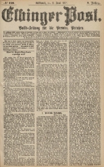 Elbinger Post, Nr.128 Mittwoch 6 Juni 1877, 4 Jh