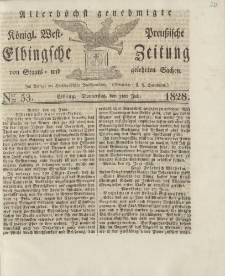 Allerhöchst genehmigte Königl. West-Preußische Elbingsche Zeitung von Staats- und gelehrten Sachen, 1828, Nro.53