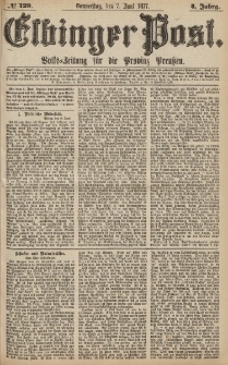 Elbinger Post, Nr.129 Donnerstag 7 Juni 1877, 4 Jh