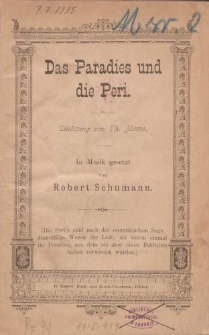 Das Paradies und die Peri