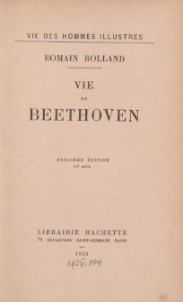 Vie de Beethoven