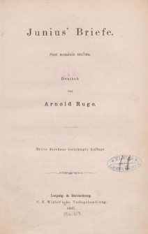 Junius’ Briefe
