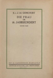 Die Frau im 18. Jarhundert