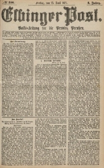 Elbinger Post, Nr.136 Freitag 15 Juni 1877, 4 Jh
