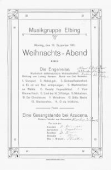 Weihnachts-Abend - Musikgruppe Elbing