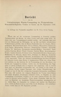 25. Bericht des Westpreussischen Botanisch - Zoologischen Vereins, 1904