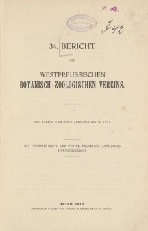 Bericht des Westpreussischen Botanisch - Zoologischen Vereins (B.34-35)