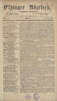 Elbinger Anzeigen 1862