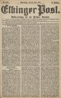 Elbinger Post, Nr.147 Donnerstag 28 Juni 1877, 4 Jh