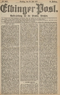 Elbinger Post, Nr.157 Dienstag 10 Juli 1877, 4 Jh