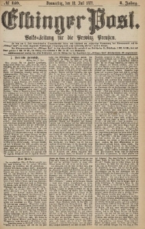 Elbinger Post, Nr.159 Donnerstag 12 Juli 1877, 4 Jh