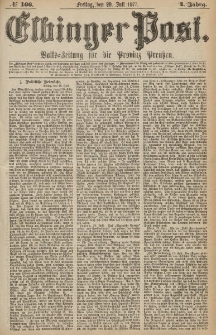 Elbinger Post, Nr.166 Freitag 20 Juli 1877, 4 Jh
