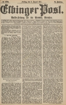 Elbinger Post, Nr.178 Freitag 3 Augusti 1877, 4 Jh