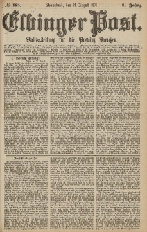 Elbinger Post, Nr.185 Sonnabend 11 Augusti 1877, 4 Jh