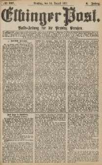 Elbinger Post, Nr.186 Sonntag 12 Augusti 1877, 4 Jh