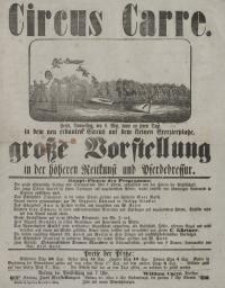 Circus Carre (8.V.1862)