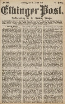 Elbinger Post, Nr.192 Sonntag 19 Augusti 1877, 4 Jh